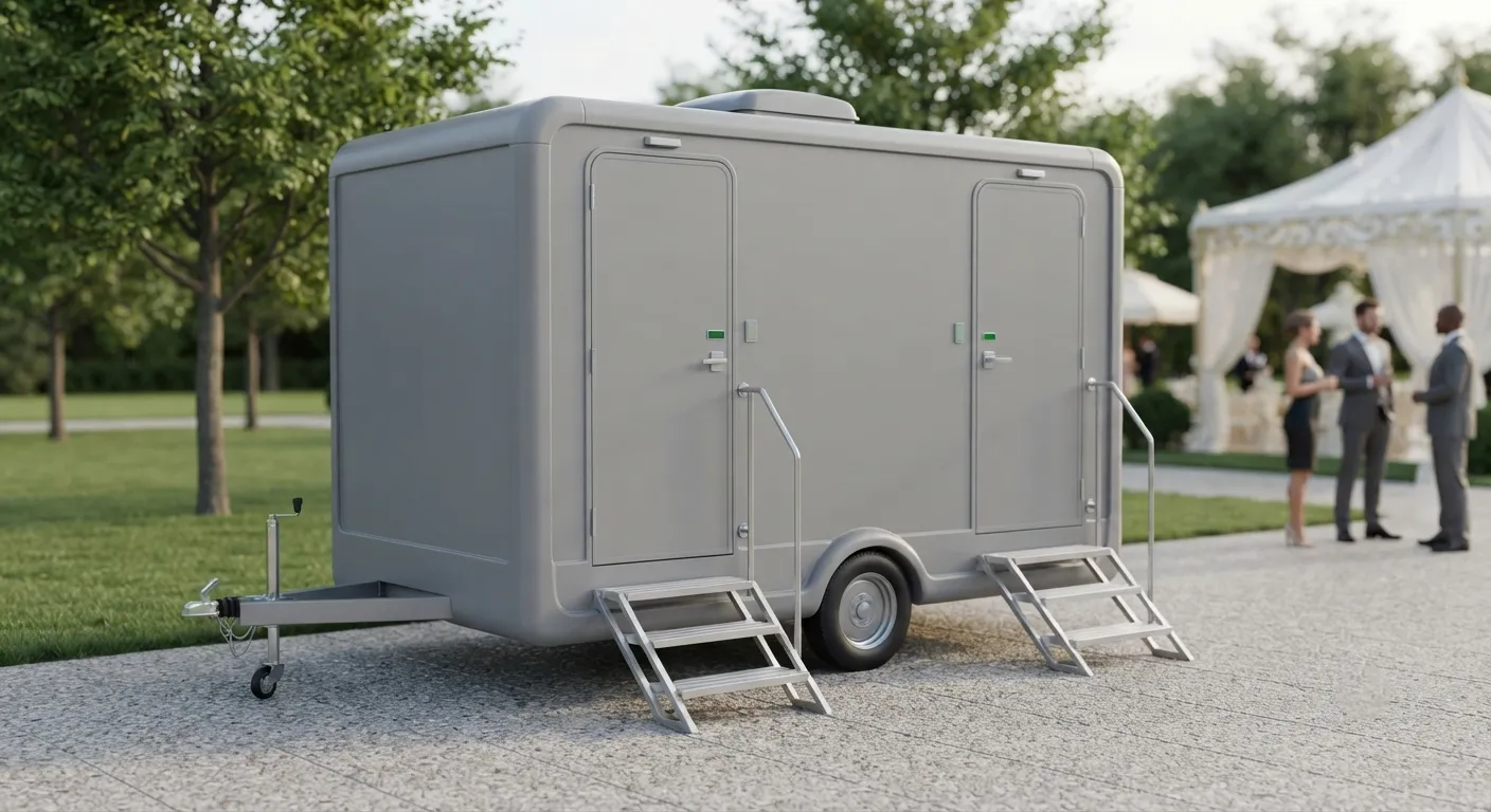 2 Stall Restroom Trailer in Raleigh, NC