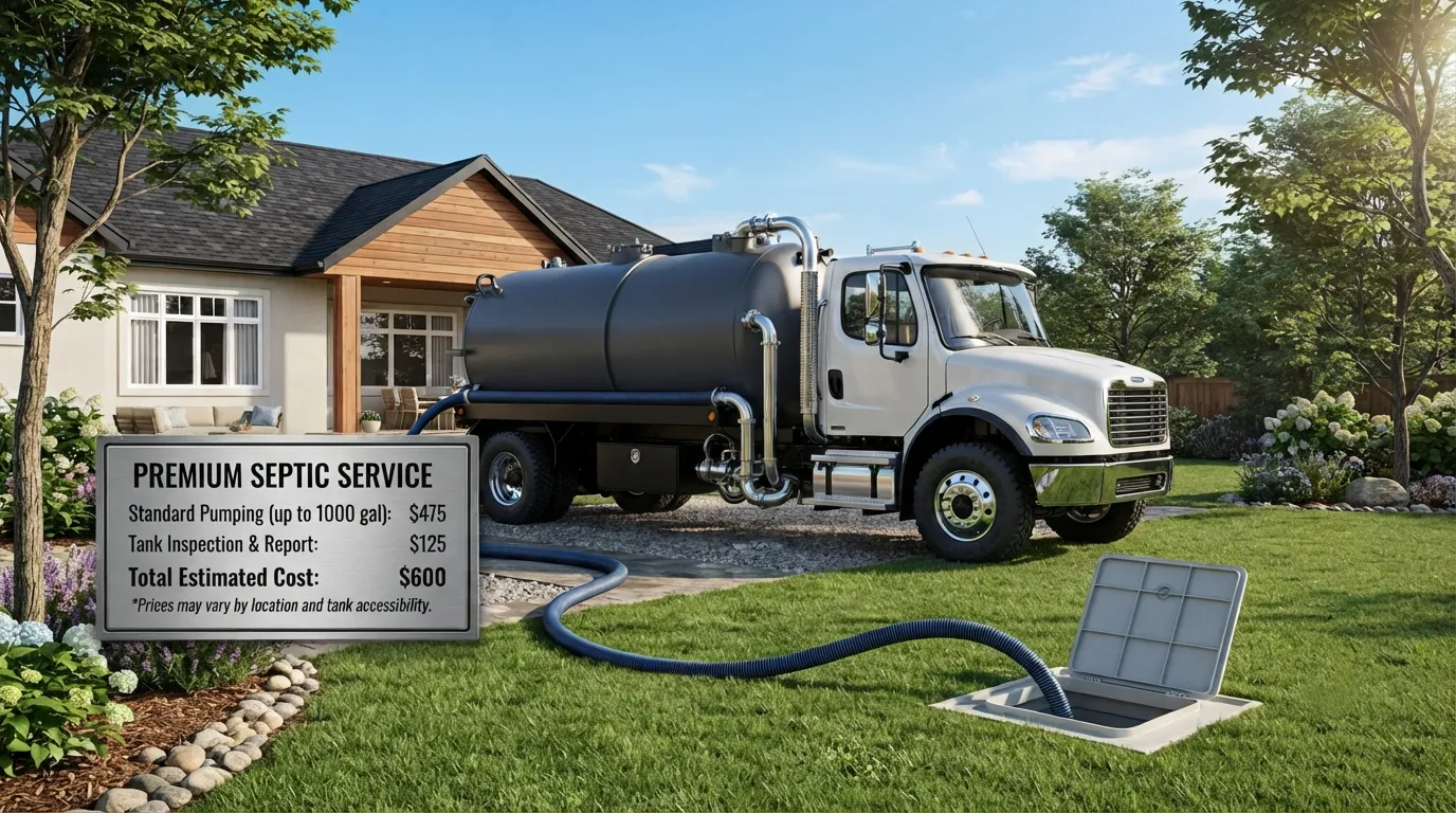 Septic Tank Pumping Cost in Raleigh, NC