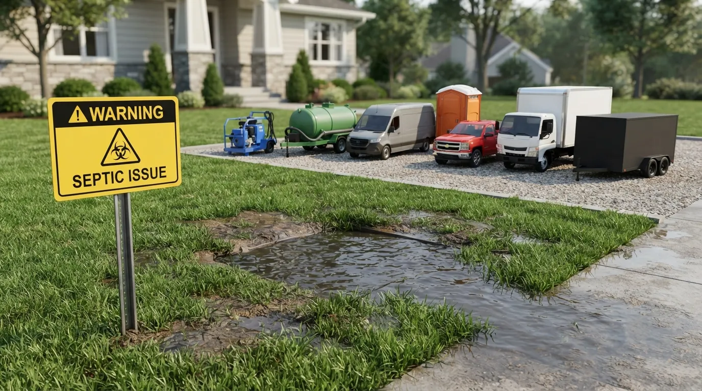 Septic Tank Warning Signs in Raleigh, NC